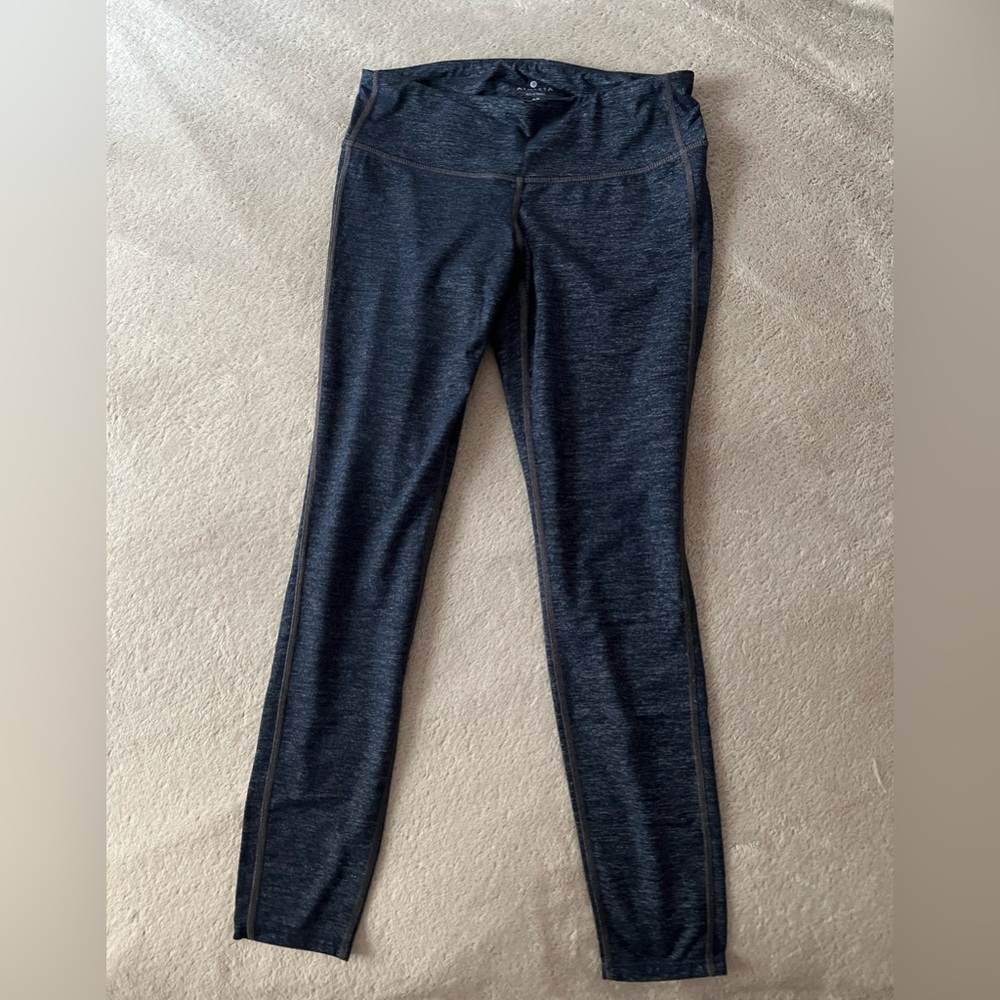 Athletha Navy Blue Chaturanga Leggings